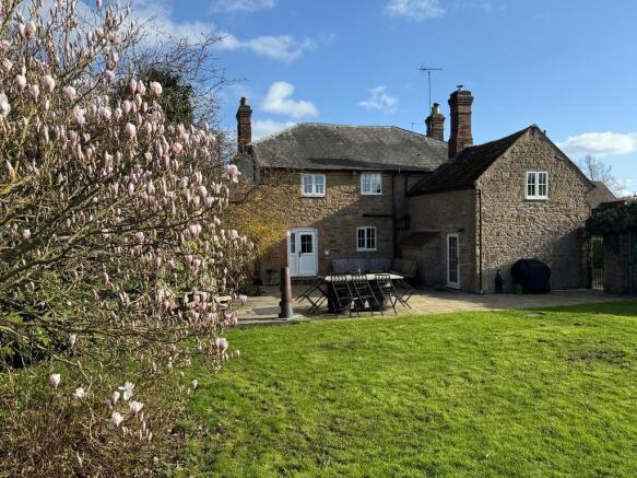Pretty rear of the house