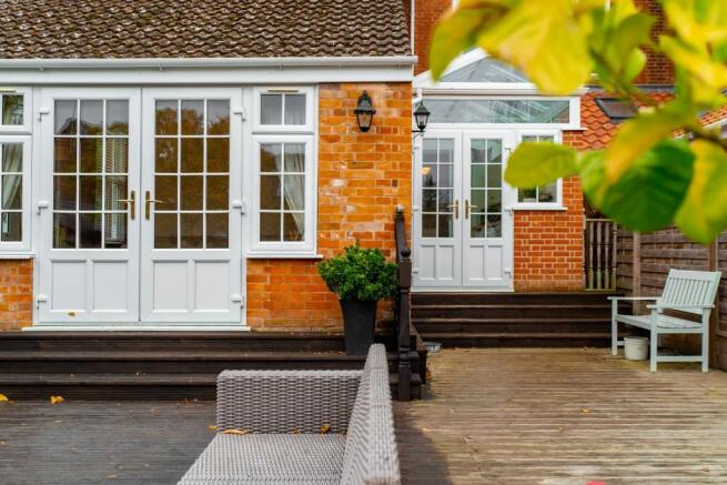 Decked terrace