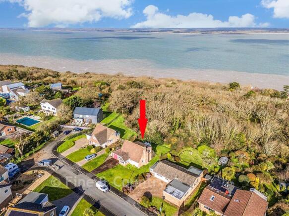 Aerial Elevation With Sea**