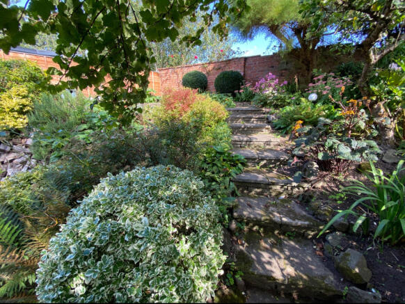 Private walled garden