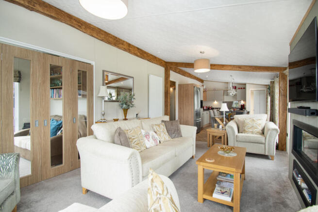 spacious living room