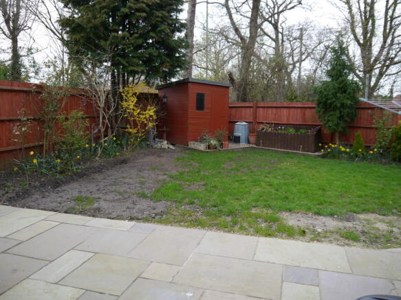 Rear garden