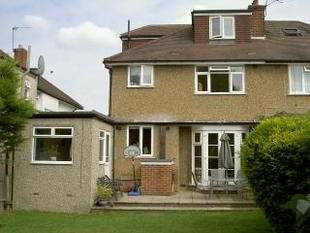 Rear of property