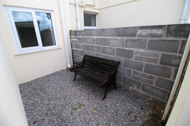 Rear courtyard