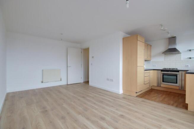 Open plan kitchen/living room