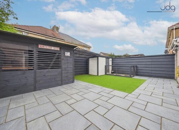 The rear garden