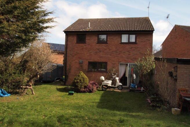 Rear of property