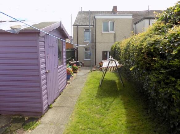 Rear view of property.