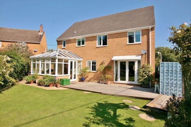 Rear of house