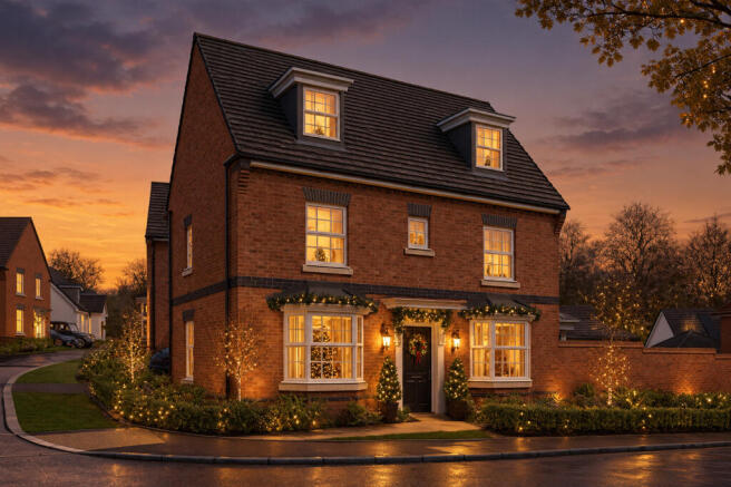 Hertford Dusk & Xmas CGI