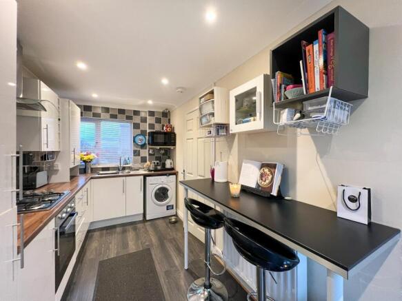 Kitchen with Front Aspect