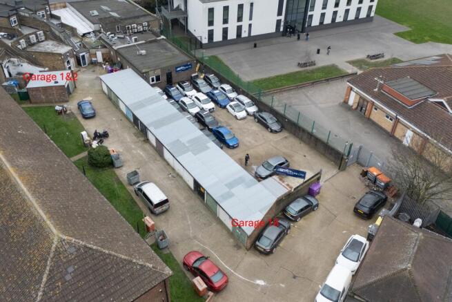 Garages at Medway Court, Whalebone Lane South, Dagenham RM8 1AD