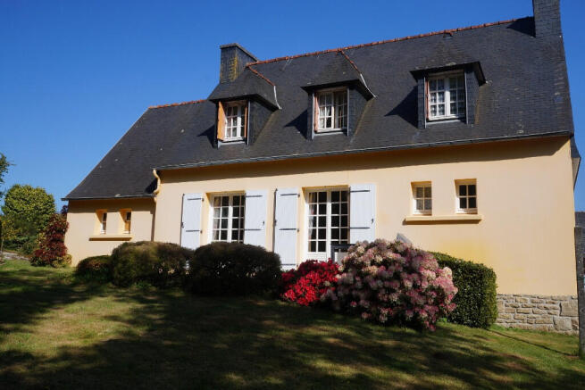 rear of property