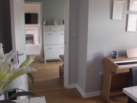 dining room to hall