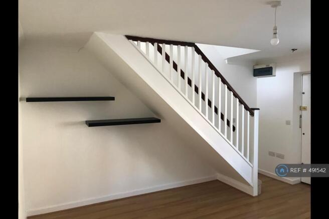 Tv Shelves Under Stairs