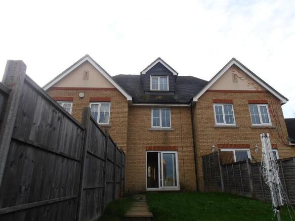 Rear of property