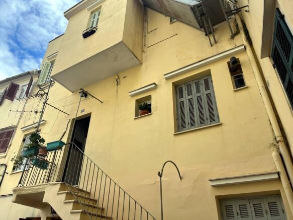 Steps up to main door