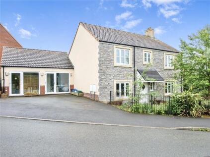 Detached house with separate working spaces, Clutton