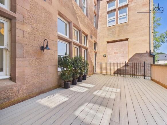 Private decked terrace