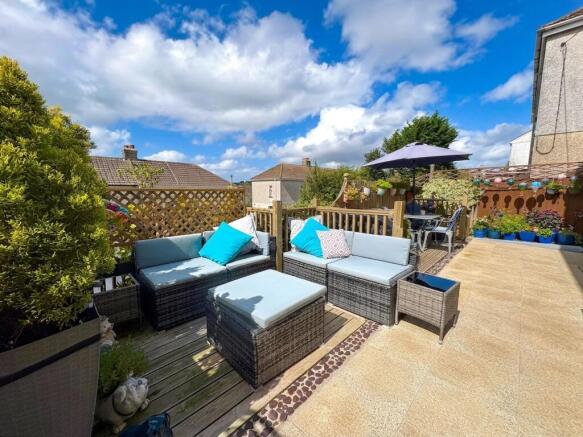Rear Garden Sun Terrace