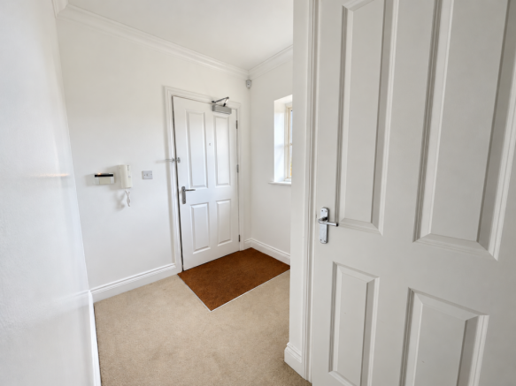 Soft daylight in entrance hallway