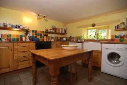 Kitchen with space for a table