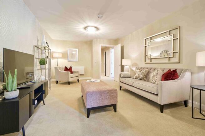 Show home living room