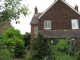 Rear of property
