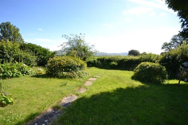 Views and garden to rear