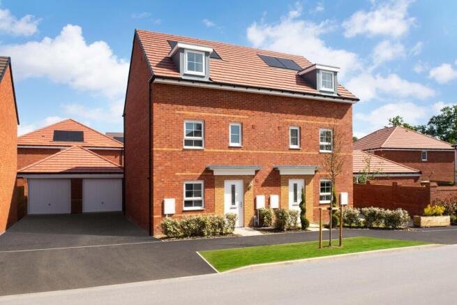 Exterior view of our 4 bed Woodcote home
