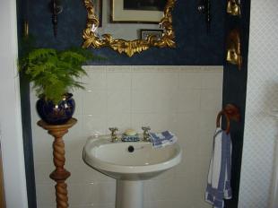 part of bathroom