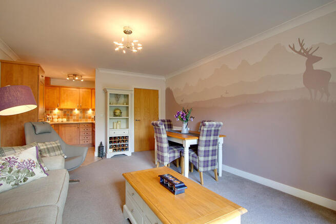 Open plan reception