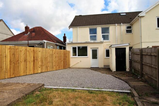 Rear with fence