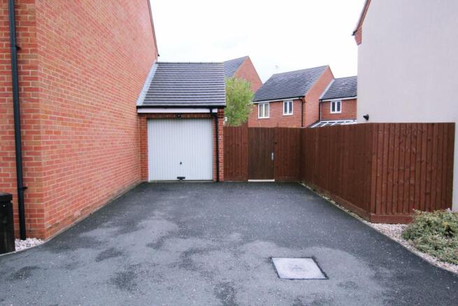 Garage and driveway