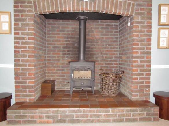 fireplace detail