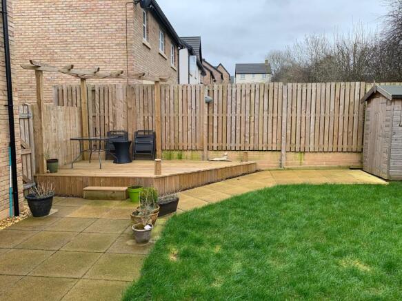 Rear Garden With Dec