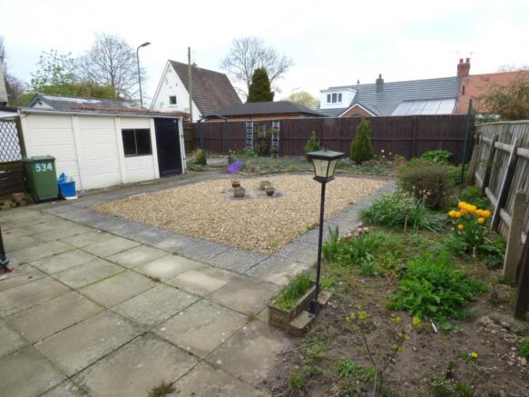 Rear garden