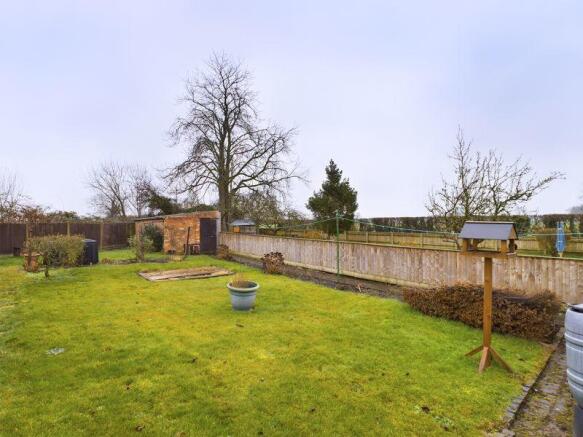 Rear garden