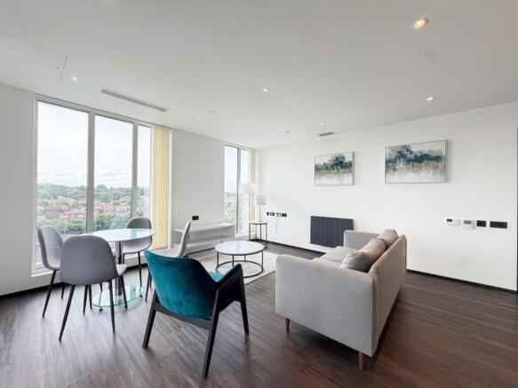 Open planned kitchen and living area