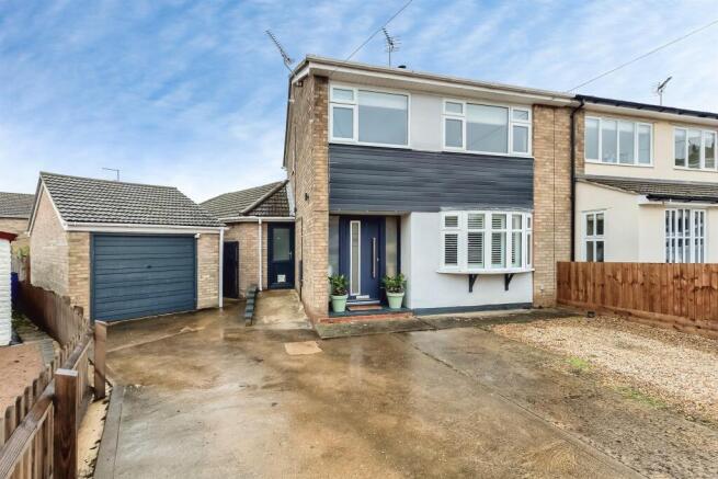 3-bed semi-detached on Highlands, Ryhall, Stamford, £350,000