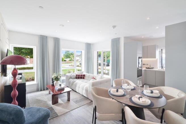 City Reach - Plot 6, 2 bedroom show apartment, Living/Dining
