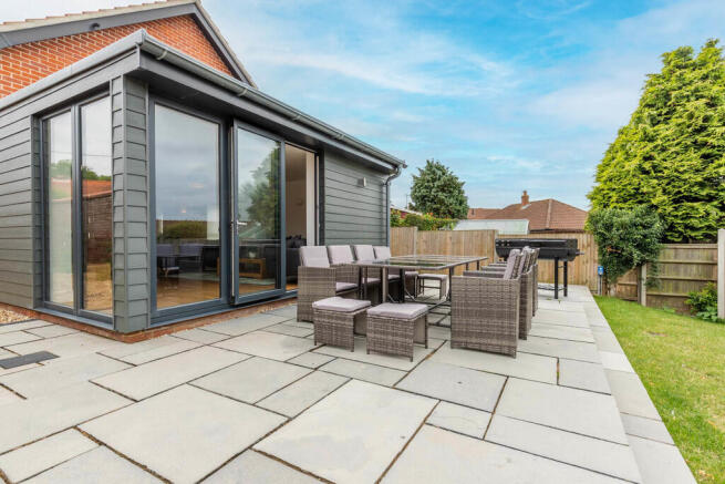 Rear patio