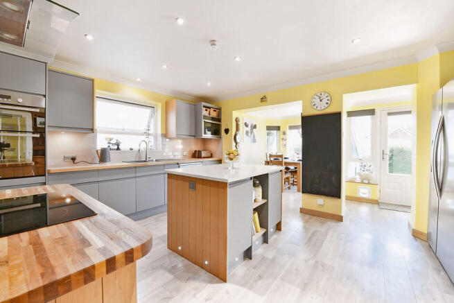 Kitchen through to Dining Room