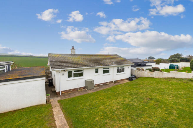Rear of property