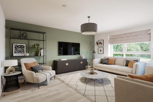 Walk through into the large living space, ideal for all the family