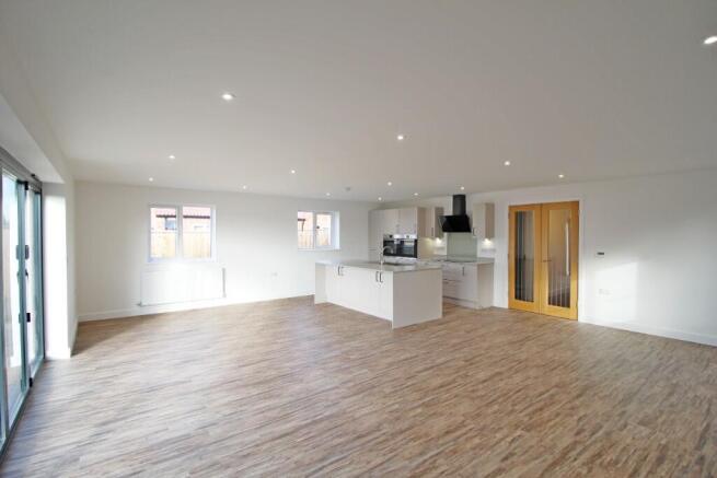 open plan space