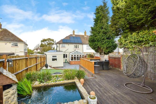 Private Rear Garden With Conservatory View