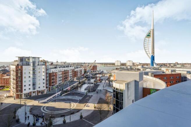 view from balcony