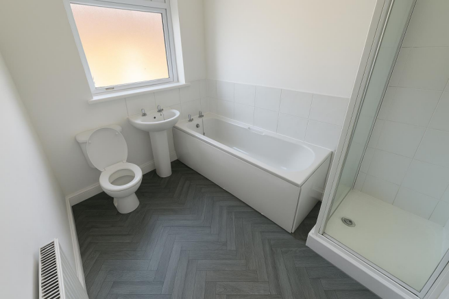 Modern family bathroom