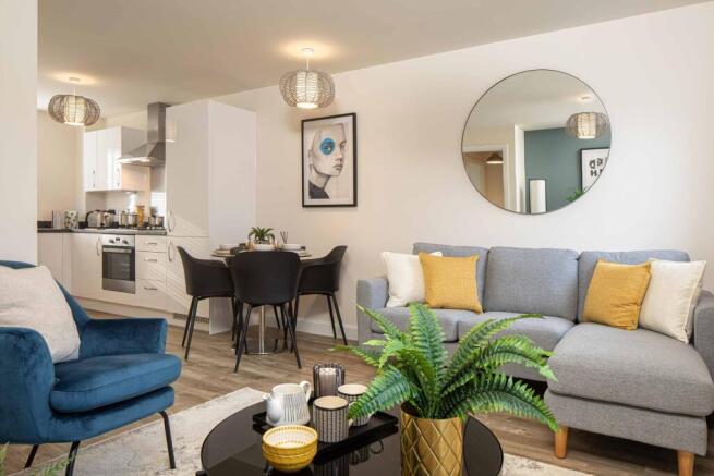 Kitchen and lounge apartment gp